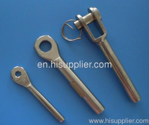 wire rope swage fork terminal