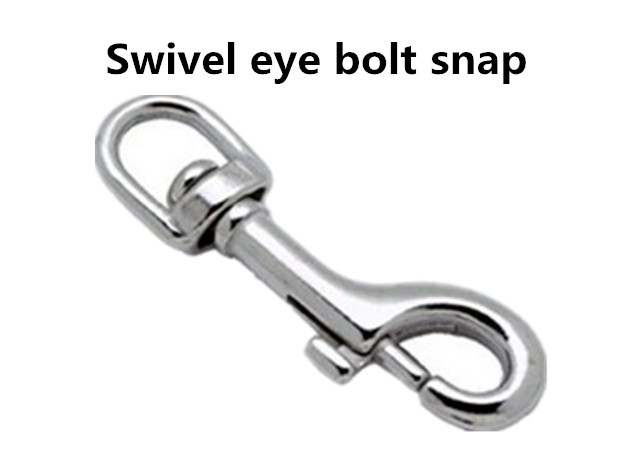 Swivel eye bolt snap