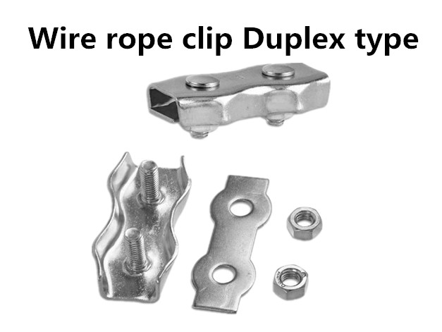 Wire rope clip Duplex type